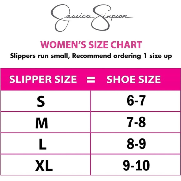 Jessica Simpson Faux Fur Comfy Furry Soft Slippers w/ Memory Foam NEW!! Size 6-7 - Picture 11 of 12